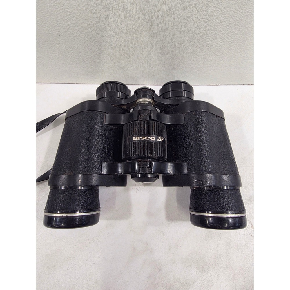 Vtg Gorpcore Binoculars 8x30mm Zip Focus 4004 Tasco Birding Cabincore Hunting